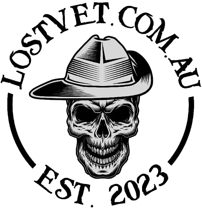 LostVet Army Sticker